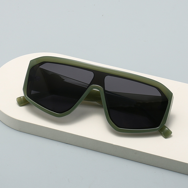 Cycling Glasses - Neue Y2K Großrahmige Verbundene Quadratische Sonnenbrille