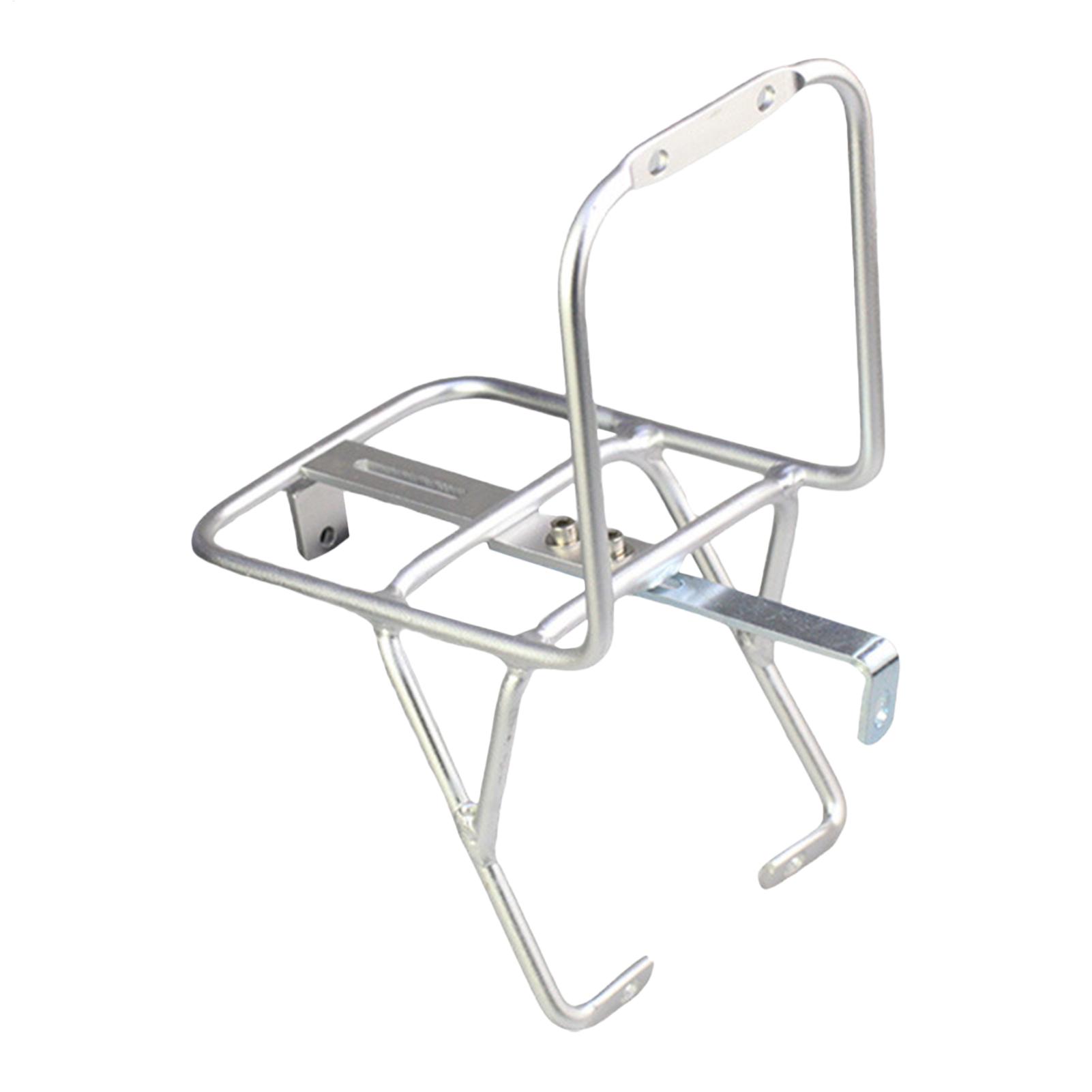 Bike Cargo Rack - Fahrrad-Frontträger, Träger aus Aluminiumlegierung, robuster Fahrrad-Gepäckträger