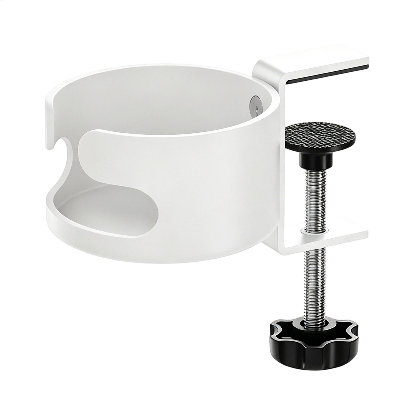 Water Bottle Holder - Schreibtisch-Getränkehalter mit Klemme, verstellbar, auslaufsicher, Getränkeständer,