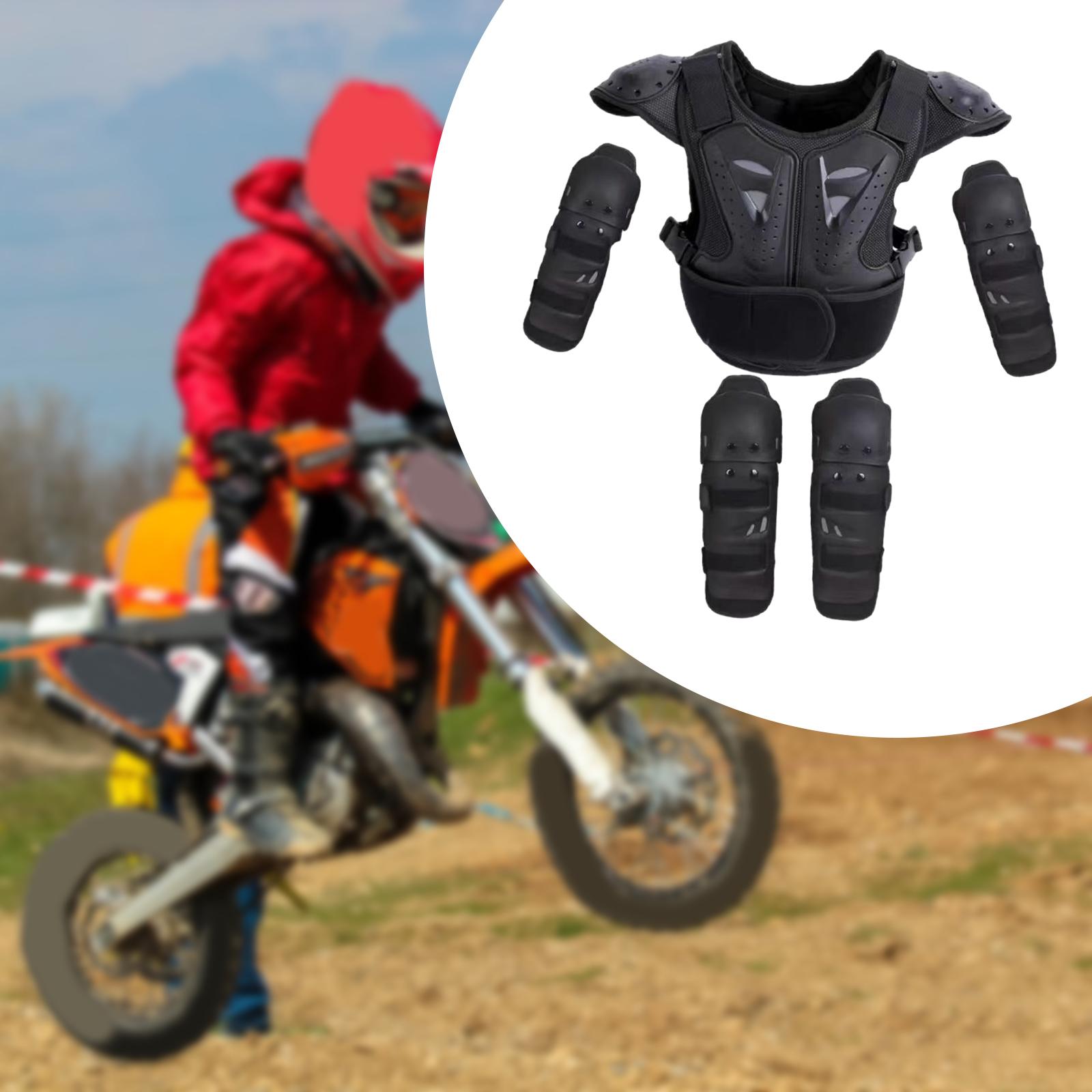 Cycling Protective Gear For Kids - Kinder-Motorrad-Schutzanzug Ganzkörper-Brust-Wirbelsäulen-Rückenpanzerung Kindersicherheitsausrüstung für Dirt Bike