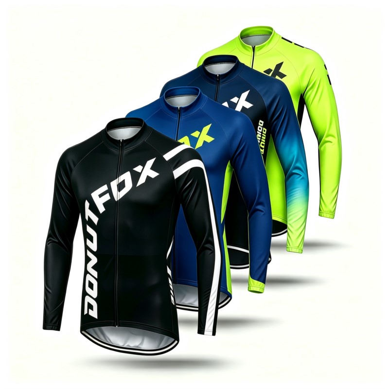 Cycling Gear Sale - Langarm-MTB-Trikot und Radlerhose für Herren, schnell