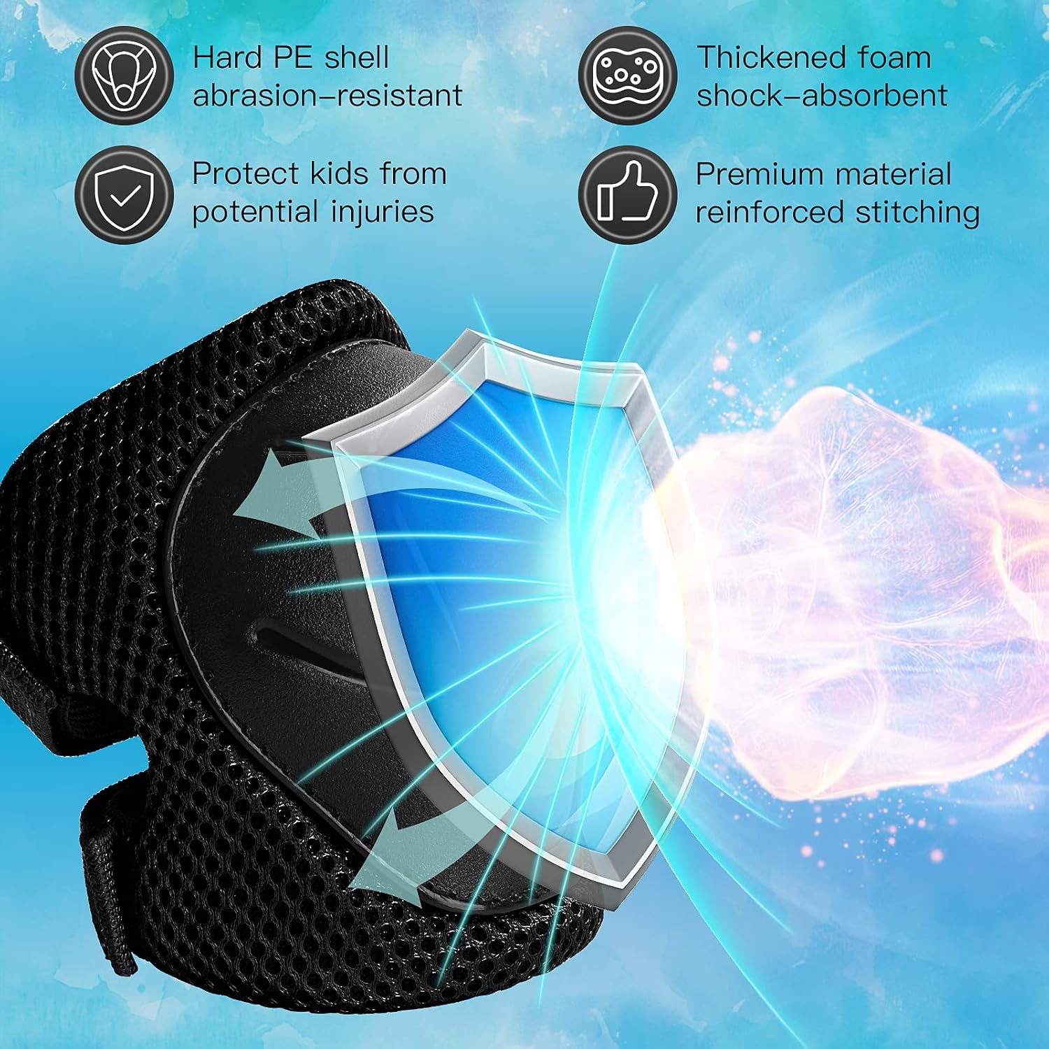 6-teiliges Kinderschutzausrüst – Cycling Protective Gear For Kids Bewertung und Preis