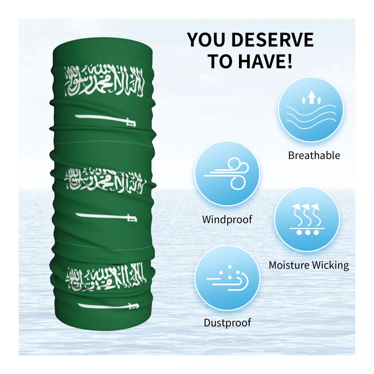 Saudi-arabien Flagge Bandana H – Cycling Headwear Bewertung und Preis