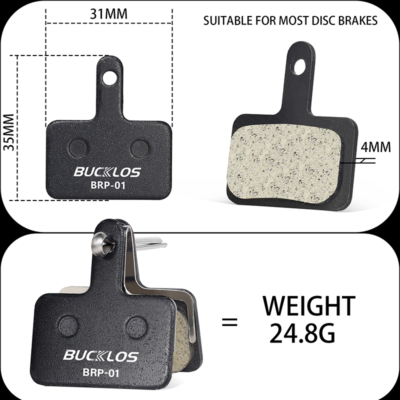 BUCKLOS Bremsbeläge Fahrrad MT – Ykyw Cycling Gear Bewertung und Preis