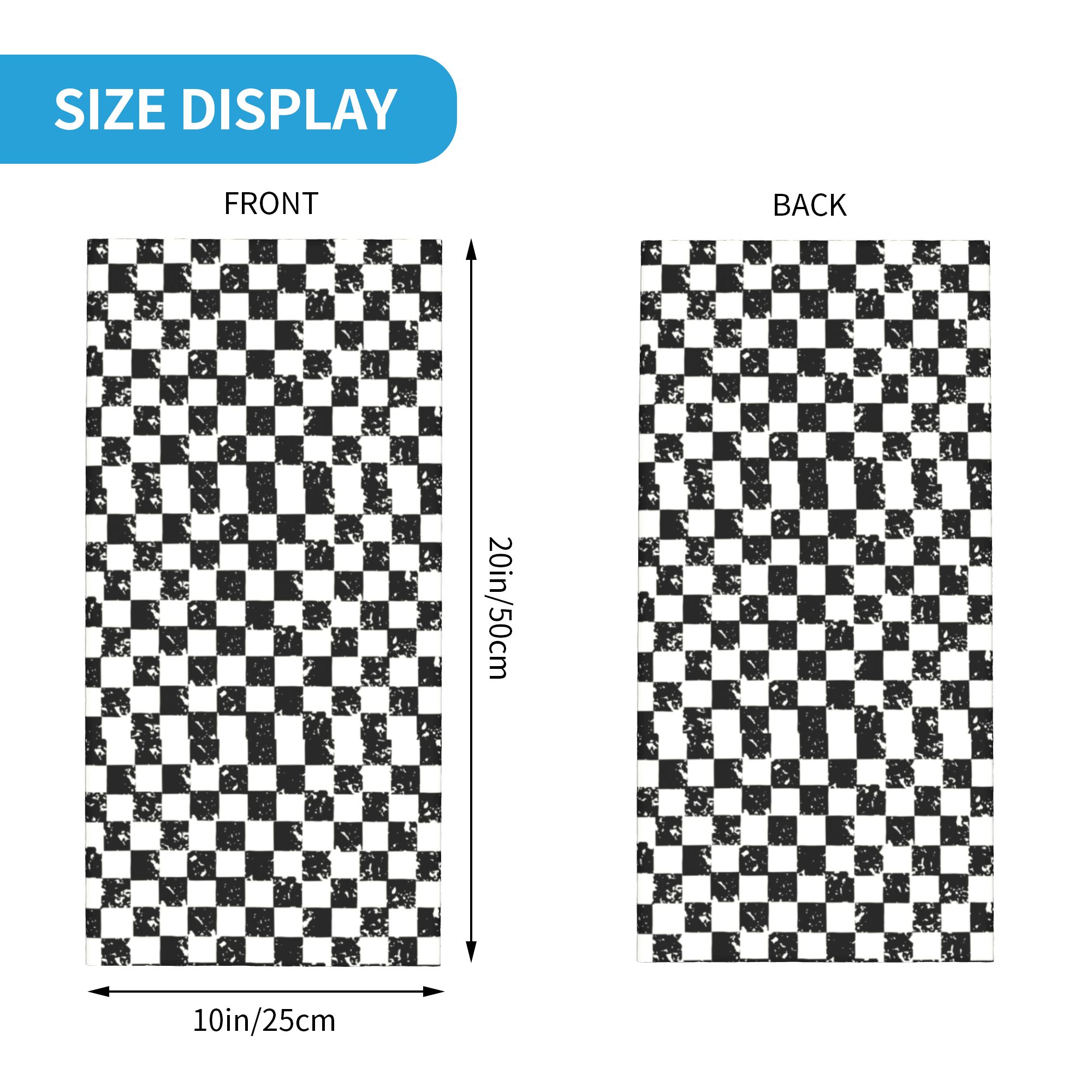 Maßgefertigtes Retro-Kariertes – Cycling Headwear Bewertung und Preis