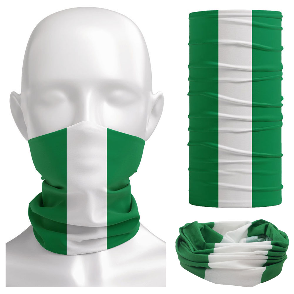 Nigeria-Flagge, Halstuch, Dame – Cycling Headwear Bewertung und Preis