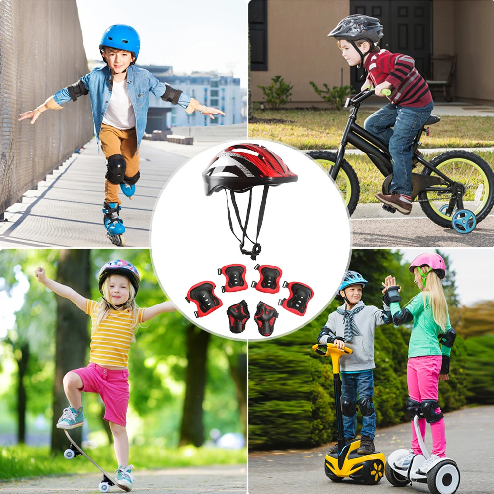 7-teiliges Fahrrad-Sport-Schut – Cycling Protective Gear For Kids Bewertung und Preis